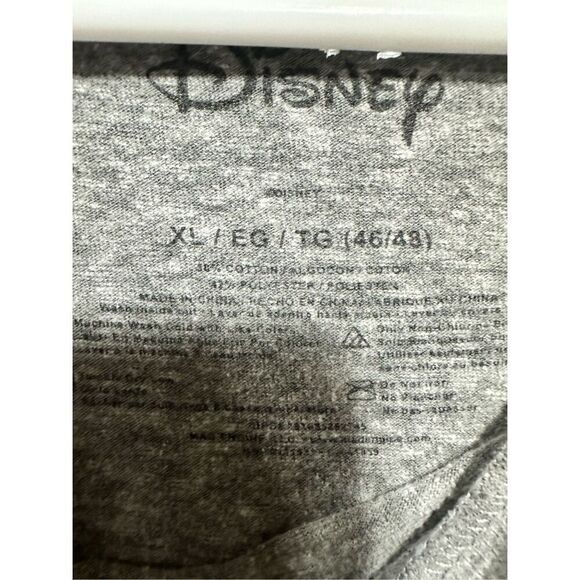 Disney Mickey Mouse T-Shirt Classic Style Gray XL - Picture 2 of 3